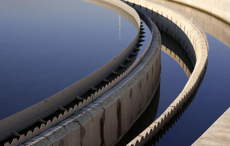 Biological Wastewater Treatment Plant pools and treatment